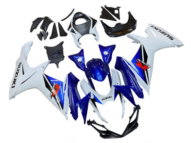 Carenados Moto Suzuki GSXR 600 / GSXR 750 2011-2024 - Blanco Azul Rojo