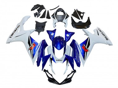 Carenados Moto Suzuki GSXR 600 / GSXR 750 2011-2024 - Blanco Azul Rojo