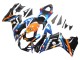 Carenado Moto Suzuki GSXR 600 / GSXR 750 2011-2024 - Azul Claro Naranja Negro Blanco Tiburón 46