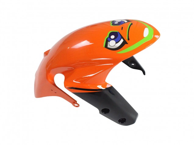 Carenado Moto Suzuki GSXR 600 / GSXR 750 2011-2024 - Azul Claro Naranja Negro Blanco Tiburón 46