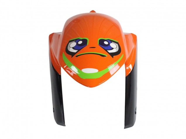 Carenado Moto Suzuki GSXR 600 / GSXR 750 2011-2024 - Azul Claro Naranja Negro Blanco Tiburón 46