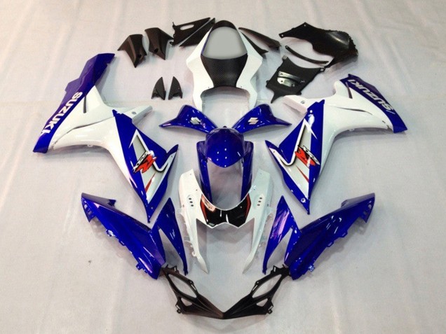 Carenado Moto Suzuki GSXR 600 / GSXR 750 2011-2024 - Azul Blanco