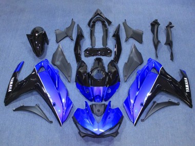 Kits Carenados Moto Yamaha YZF R3/R25 2015-2018 - Azul Negro Brillante