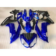 Carenado Moto Kawasaki EX650 2012-2016 - Azul Negro Mate