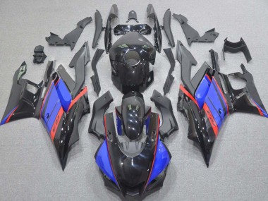 Carenado Moto Yamaha YZF R3/R25 2015-2018 - Azul Rojo Negro Brillante