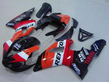 Carenados Moto Yamaha YZF R1 2000-2001 - Naranja Blanco Rojo Negro Repsol