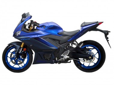 Carenados Moto Yamaha YZF R3/R25 2022-2024 - Azul Negro Mate
