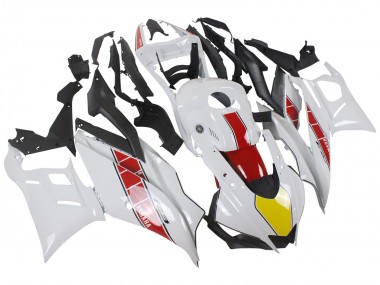 Carenado Moto Yamaha YZF R3/R25 2022-2024 - Blanco Rojo Amarillo Negro