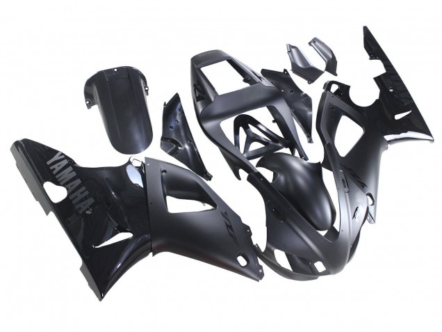 Carenado Moto Yamaha YZF 1000 R1 1998-1999 - Negro Mate Negro Brillante