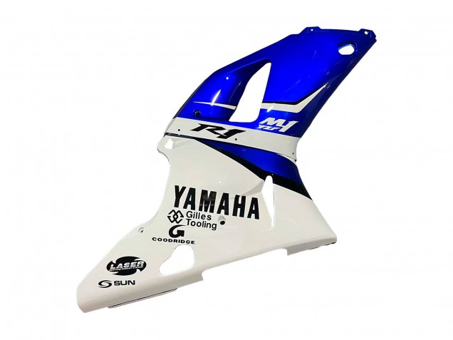 Carenado Moto Yamaha YZF 1000 R1 1998-1999 - Blanco Azul Negro