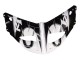 Carenado Moto Yamaha YZF 1000 R1 1998-1999 - Blanco Negro Brillante