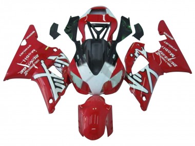 Carenado Moto Yamaha YZF 1000 R1 1998-1999 - Rojo Blanco Negro Dunlop
