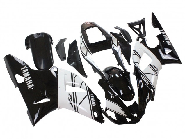 Carenado Moto Yamaha YZF 1000 R1 2000-2001 - Blanco Negro