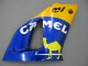 Carenado Moto Yamaha YZF 1000 R1 2000-2001 - Blanco Amarillo Azul Motul Camello