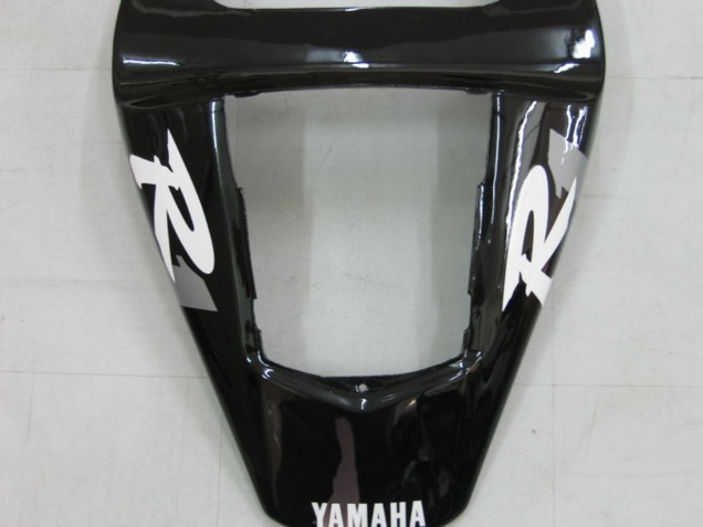 Carenado Moto Yamaha YZF 1000 R1 2000-2001 - Negro Brillante Blanco Calcomanía