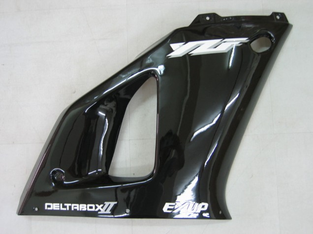 Carenado Moto Yamaha YZF 1000 R1 2000-2001 - Negro Brillante Blanco Calcomanía