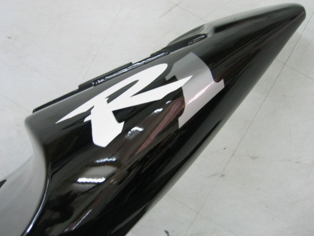 Carenado Moto Yamaha YZF 1000 R1 2000-2001 - Negro Brillante Blanco Calcomanía