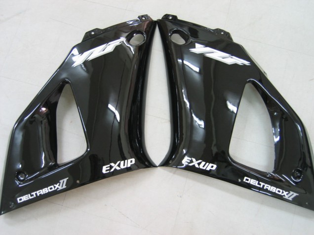 Carenado Moto Yamaha YZF 1000 R1 2000-2001 - Negro Brillante Blanco Calcomanía