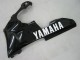 Carenado Moto Yamaha YZF 1000 R1 2000-2001 - Negro Brillante Blanco Calcomanía