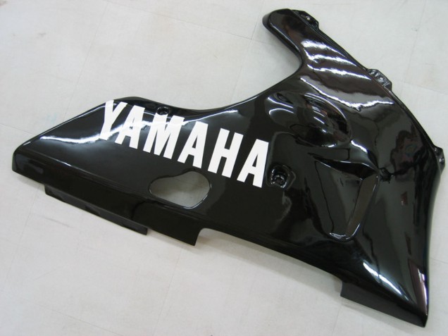 Carenado Moto Yamaha YZF 1000 R1 2000-2001 - Negro Brillante Blanco Calcomanía