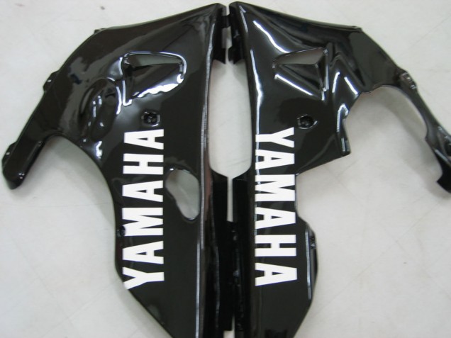 Carenado Moto Yamaha YZF 1000 R1 2000-2001 - Negro Brillante Blanco Calcomanía