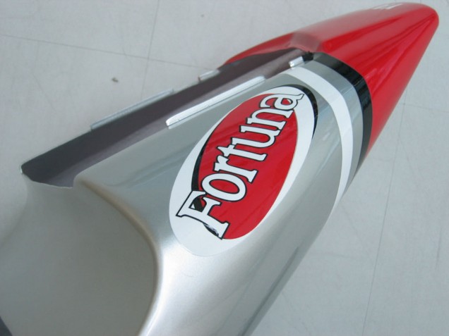 Carenado Moto Yamaha YZF 1000 R1 2000-2001 - Plata Rojo Fortuna Motul