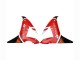 Carenado Moto Yamaha YZF 1000 R1 2002-2003 - Rojo Plata Negro Santander