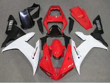 Carenado Moto Yamaha YZF 1000 R1 2002-2003 - Rojo Blanco Negro