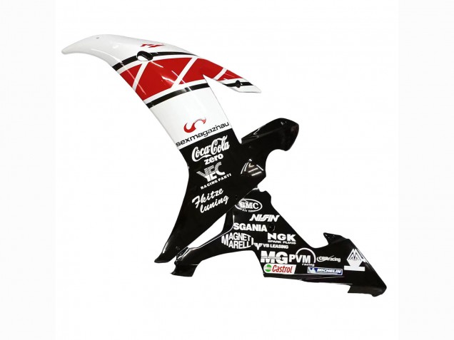 Carenado Moto Yamaha YZF 1000 R1 2002-2003 - Blanco Rojo Negro Castrol