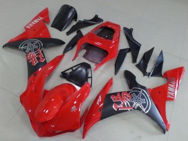 Carenado Moto Yamaha YZF R1 2002-2003 - Rojo Negro Mate