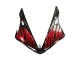Carenado Moto Yamaha YZF 1000 R1 2004-2006 - Negro Brillante Rojo Llama