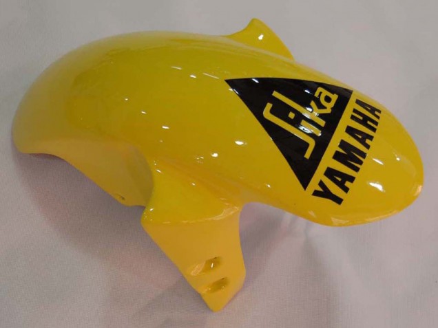 Carenado Moto Yamaha YZF 1000 R1 2004-2006 - Amarillo Blanco Negro Brillante