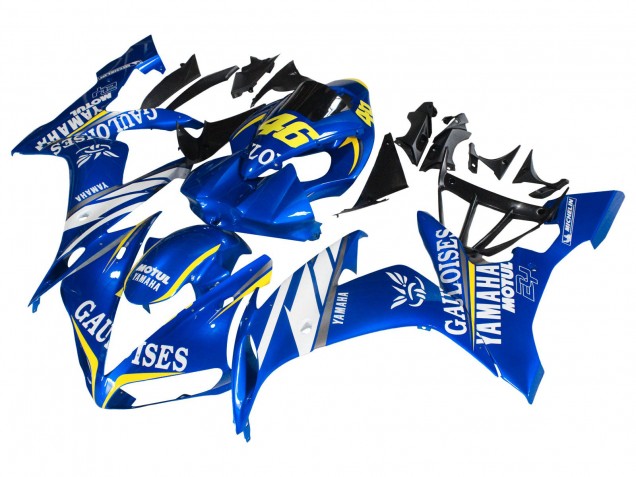 Carenado Moto Yamaha YZF 1000 R1 2004-2006 - Azul Blanco Amarillo Motul Gauloises 46