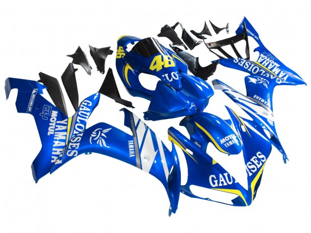 Carenado Moto Yamaha YZF 1000 R1 2004-2006 - Azul Blanco Amarillo Motul Gauloises 46