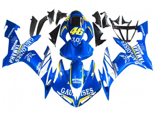 Carenado Moto Yamaha YZF 1000 R1 2004-2006 - Azul Blanco Amarillo Motul Gauloises 46
