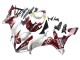 Carenado Moto Yamaha YZF 1000 R1 2004-2006 - Plata Rojo Fortuna Motul