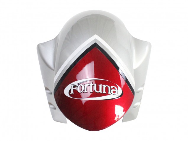 Carenado Moto Yamaha YZF 1000 R1 2004-2006 - Plata Rojo Fortuna Motul