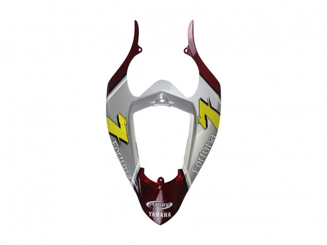 Carenado Moto Yamaha YZF 1000 R1 2004-2006 - Plata Rojo Fortuna Motul