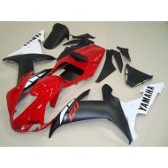 Carenado Moto Yamaha YZF R1 2002-2003 - Rojo Blanco Negro Mate