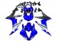 Carenado Moto Yamaha YZF 1000 R1 2004-2006 - Azul Blanco Negro Mate