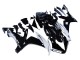 Carenado Moto Yamaha YZF 1000 R1 2004-2006 - Negro Brillante Blanco Motul