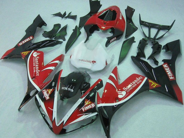 Carenado Moto Yamaha YZF 1000 R1 2004-2006 - Rojo Blanco Negro Verde Volvo Jika Fimer Santander