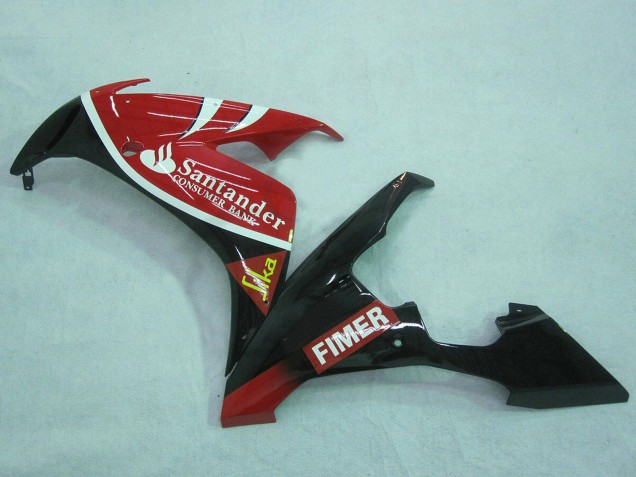 Carenado Moto Yamaha YZF 1000 R1 2004-2006 - Rojo Blanco Negro Verde Volvo Jika Fimer Santander