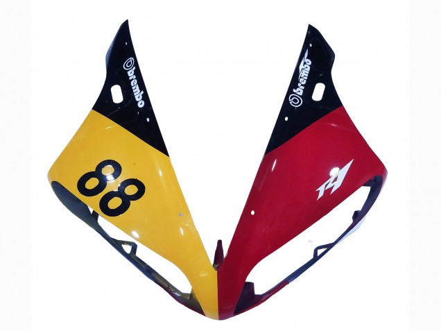 Carenado Moto Yamaha YZF 1000 R1 2004-2006 - Amarillo Rojo Blanco Negro YSP 88