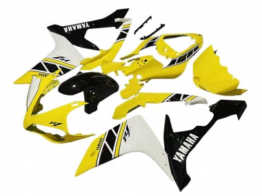 Carenados Moto Yamaha YZF 1000 R1 2007-2008 - Amarillo Blanco Negro