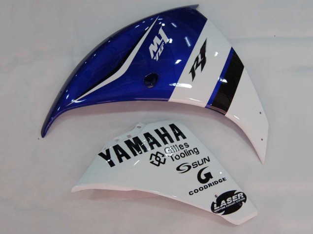 Carenado Moto Yamaha YZF 1000 R1 2009-2011 - Blanco Azul Negro M1