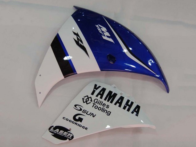 Carenado Moto Yamaha YZF 1000 R1 2009-2011 - Blanco Azul Negro M1