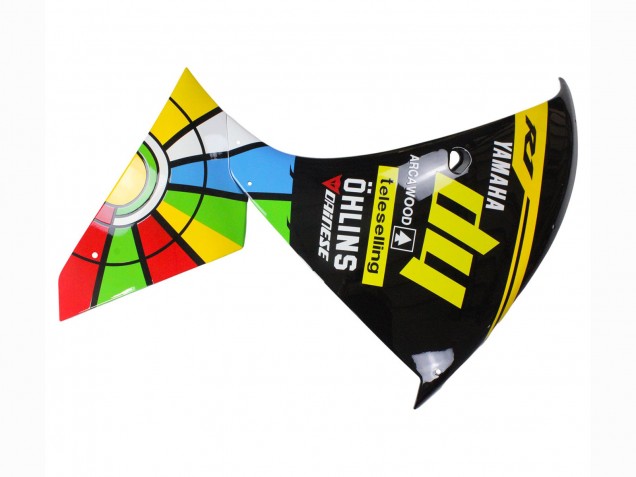 Carenado Moto Yamaha YZF 1000 R1 2012-2014 - Negro Brillante Amarillo Verde Azul Rojo RuedaColores