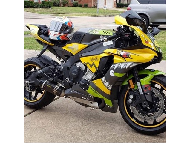 Carenado Moto Yamaha YZF 1000 R1 2015-2019 - Amarillo Verde Tiburón