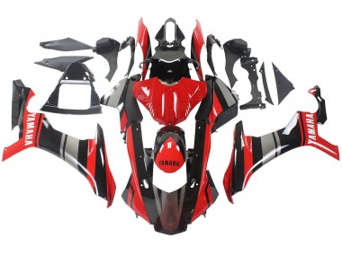 Carenado Moto Yamaha YZF 1000 R1 2015-2019 - Rojo Negro Plata